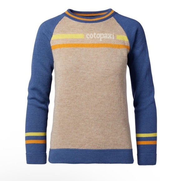 cotopaxi Sweaters - Cotopaxi Libre Sweater Colorblock Blue Tan Size XS Women’s 100% Cashmere
